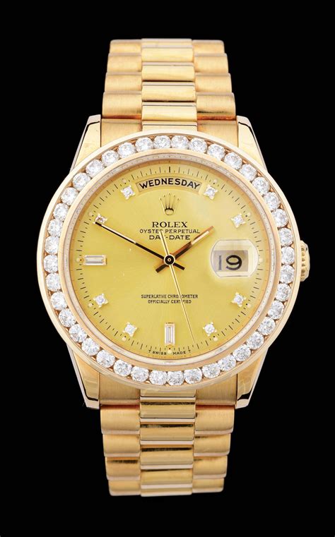 rolex 18k men's president 200